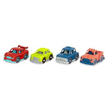 Battat Mini Riders Miniature Toy Vehicles 4 pc Set