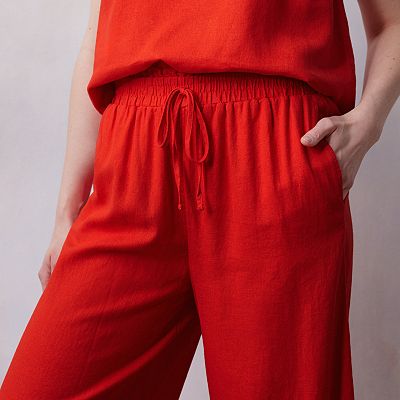 Petite LC Lauren Conrad Pull On Soft Pants