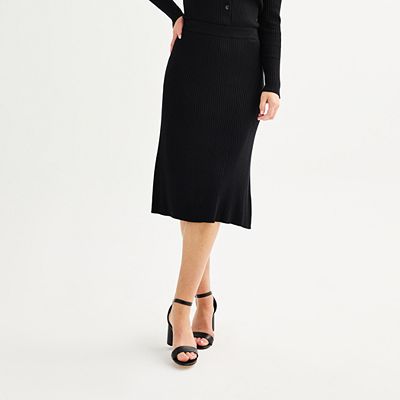 Women's Rachel Roy A Line Ribbed Skirt