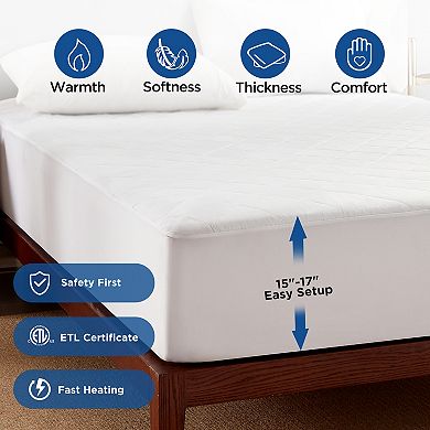 Sealy Heated Cotton Mattress Pad