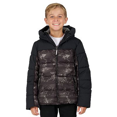 Boys 4 20 ZeroXposur Avalanche Fleece Lined Hooded Puffer Jacket