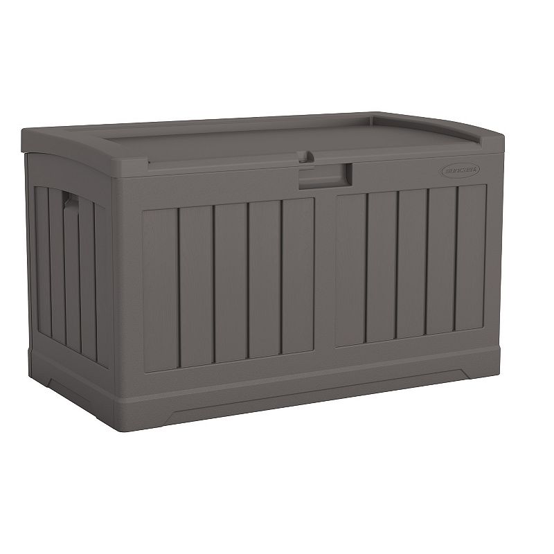 Suncast 50gal Deck Box with Seat - Dark Gray