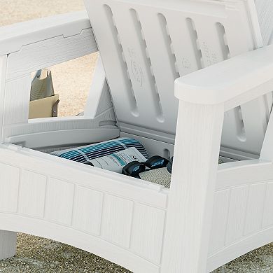 Suncast Adirondack Chair with Storage