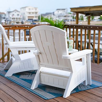 Suncast Adirondack Chair with Storage