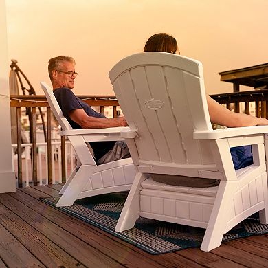 Suncast Adirondack Chair with Storage