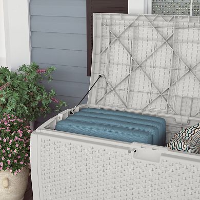 Suncast Wicker Deck Box