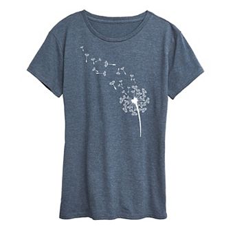 Women's Dandelion Seeds Graphic Tee