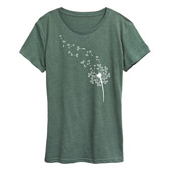 Women's Dandelion Seeds Graphic Tee
