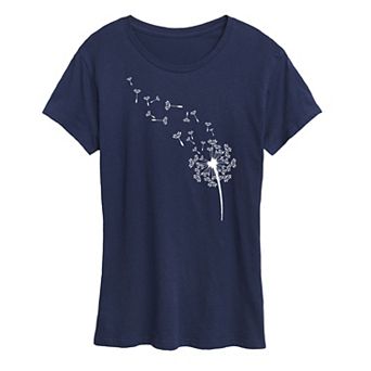 Women's Dandelion Seeds Graphic Tee