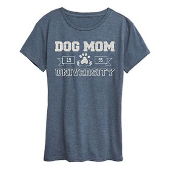 Women's Dog Mom University Graphic Tee