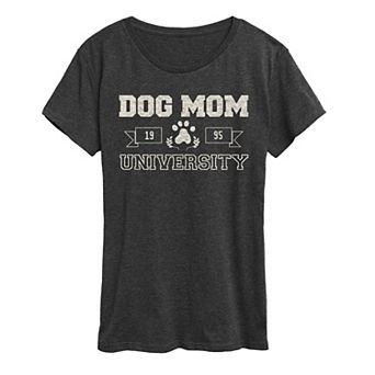 Women's Dog Mom University Graphic Tee