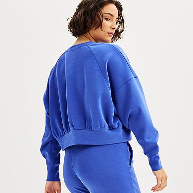 Women's FLX Solace Cropped Pullover Sweatshirt
