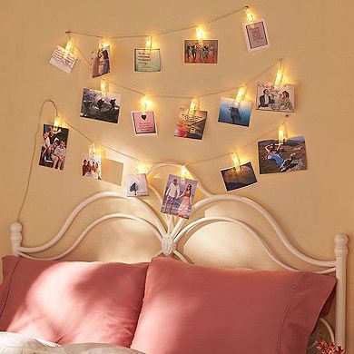 Twinkle Star 10 Ft 20 Led Photo Clips String Lights