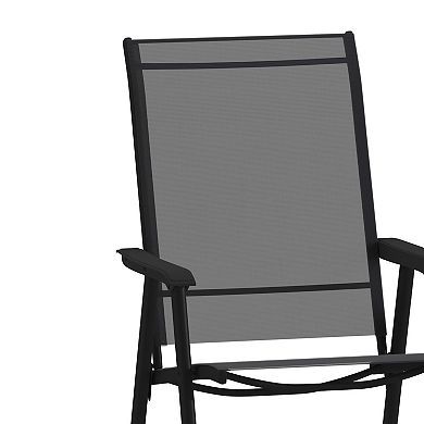 Flash Furniture Paladin Outdoor Folding Patio Sling Chair 2 pc Set