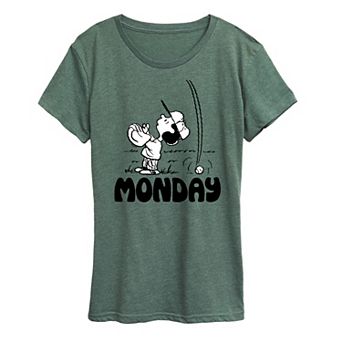 Women's Peanuts Lucy Monday Graphic Tee