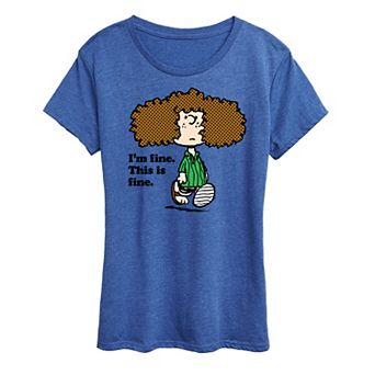 Women's Peanuts Patty I'm Fine Graphic Tee