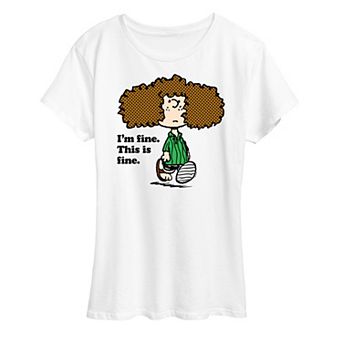 Women's Peanuts Patty I'm Fine Graphic Tee