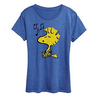 Women's Peanuts Woodstock Singing Graphic Tee