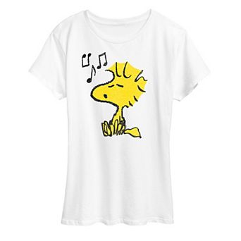 Women's Peanuts Woodstock Singing Graphic Tee