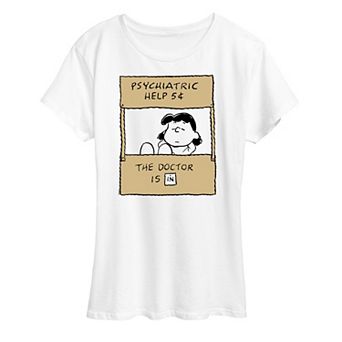 Women's Peanuts Lucy Doctor Is In Graphic Tee