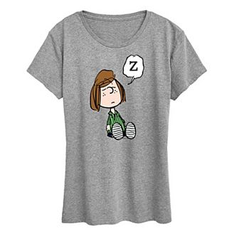 Women's Peanuts Peppermint Patty Doze Graphic Tee