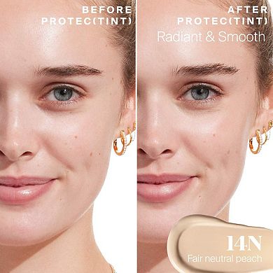 Protec(tint) Daily SPF Tint SPF 50 Sunscreen Skin Tint with Hyaluronic Acid and Ectoin