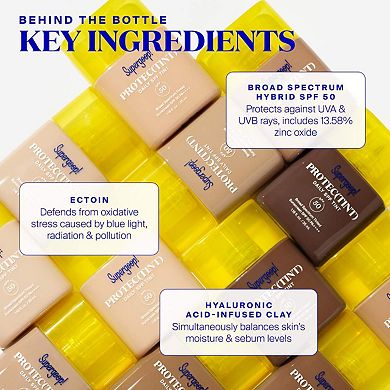 Protec(tint) Daily SPF Tint SPF 50 Sunscreen Skin Tint with Ectoin