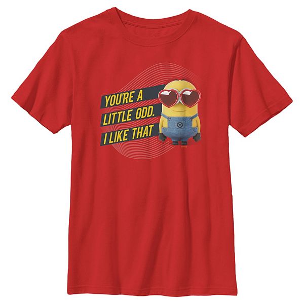 Boys Despicable Me You're A Little Odd I Like That Graphic Tee