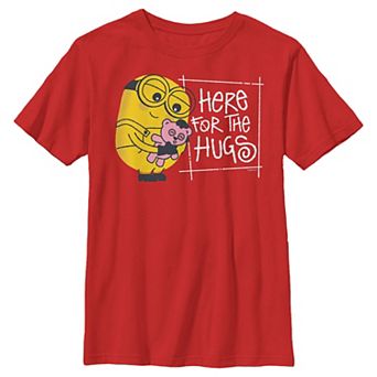 Boys 6-20 Despicable Me Here For The Hugs Graphic Tee