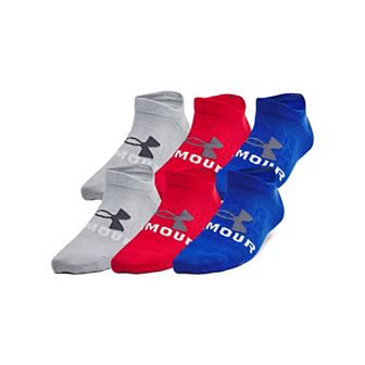 Kids 4-20 Under Armour Essential No-Show Socks 6-Pack