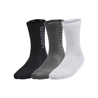 Under Armour Kids' UA Zone Mid-Crew Socks 3-Pack