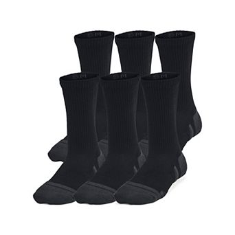 Under Armour Kids' UA Performance Tech Crew Socks 6-Pack