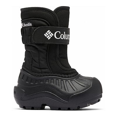 Columbia Toddler Powderbug Snowlite Girls Strap Boots Toddler Boy s Size 6 T Black White
