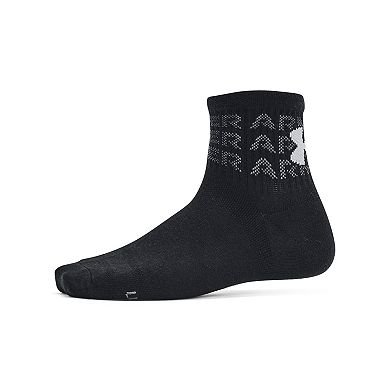 Under Armour Kids' UA Training Cotton Quarter Socks 6-Pack