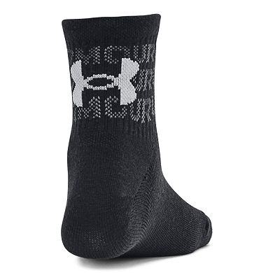Under Armour Kids' UA Training Cotton Quarter Socks 6-Pack