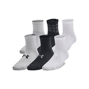 Under Armour Kids' UA Training Cotton Quarter Socks 6-Pack