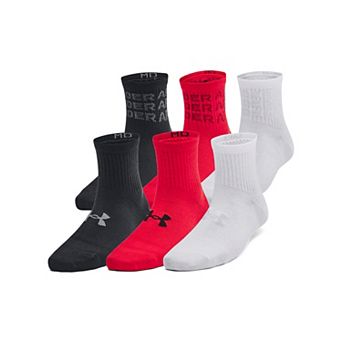 Under Armour Kids' UA Training Cotton Quarter Socks 6-Pack
