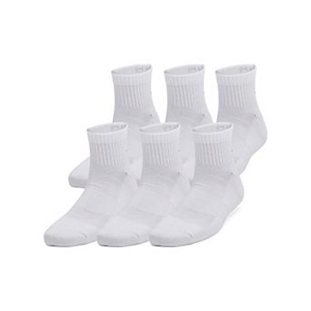 Under Armour Kids' UA Training Cotton Quarter Socks 6-Pack
