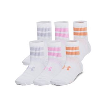 Under Armour Kids' UA Training Cotton Quarter Socks 6-Pack