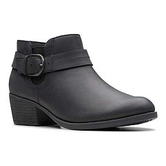 Clarks wide width ankle boots best sale