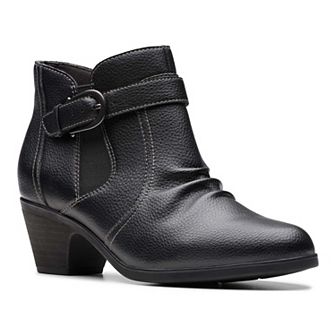 Clarks® Emily2 Opal Women's Heeled Leather Ankle Boots