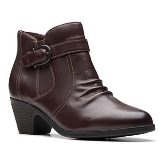 Clarks® Emily2 Opal Women's Heeled Leather Ankle Boots