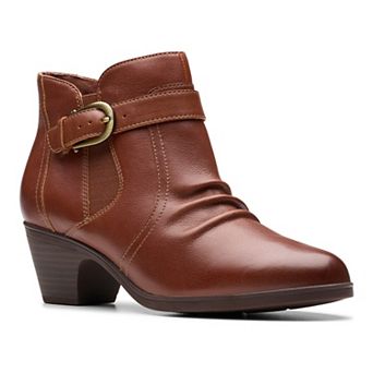 Clarks® Emily2 Opal Women's Heeled Leather Ankle Boots