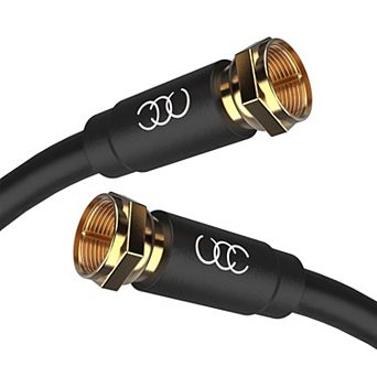 Ucc Rg6 Digital Audio Video Tv Cord Wire In - Wall Rated Coaxial Cable - 40ft