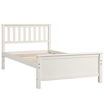 Merax Twin Size Wood Platform Bed