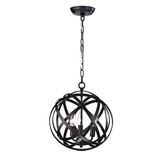 Greenville Signature 3-Light Global Chandelier for Dining/Living Room, Bedroom, Entryway