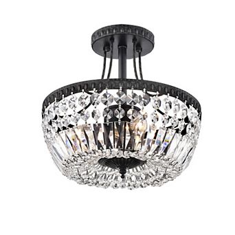 Greenville Signature 3-Light Semi Flush Mount For Dining/Bedroom, Hallway, Living Room