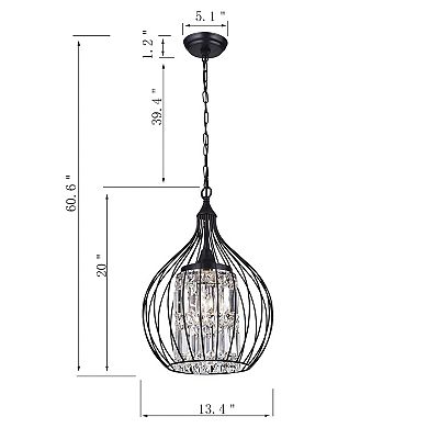 Greenville Signature 3-Light Pendant for Dining/Living Room, Bedroom