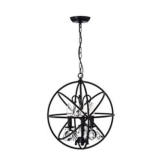 Greenville Signature 3-Light Global Chandelier For Dining/Bedroom, Hallway, Living Room