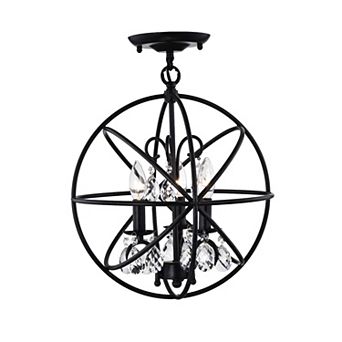 Greenville Signature 3-Light Global Pendant Fixture For Dining/Bedroom, Hallway, Living Room